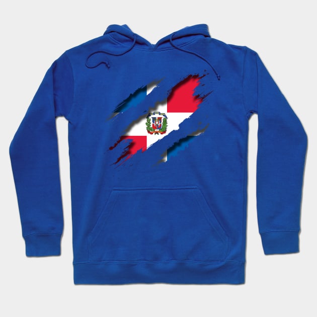 Dominican Republic Shredding Hoodie by blackcheetah